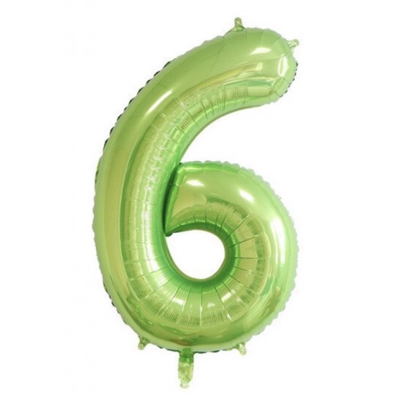 Eplegrønne Tallballonger, 100 cm