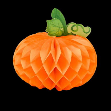 Halloween Honeycomb Gresskar Orange