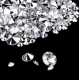 Bordkrystaller Sølv Diamanter