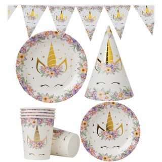 Unicorn Gullpakke 10 stk