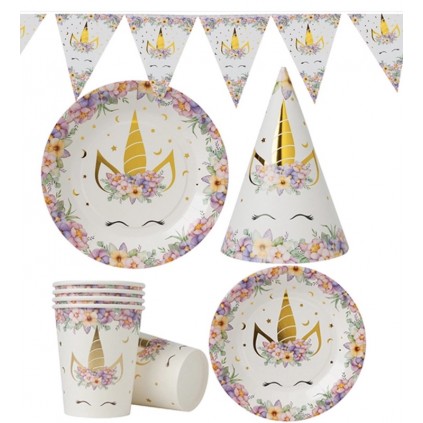 Unicorn Gullpakke 10 stk