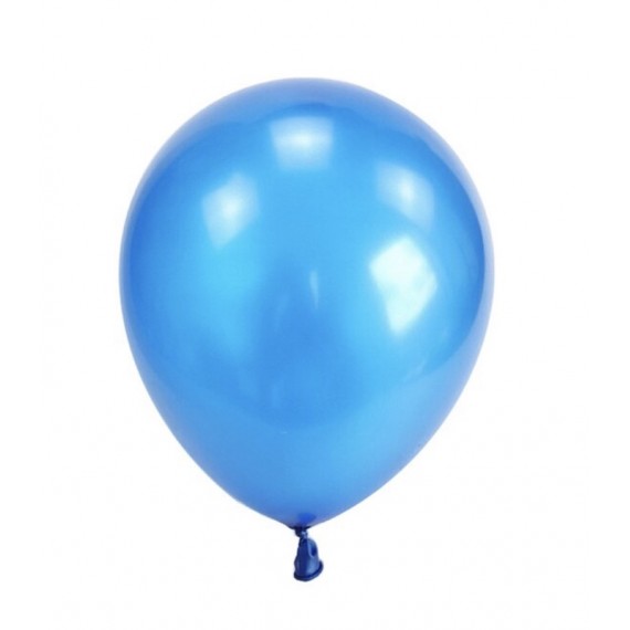 Kongeblå Ballonger, 50 stk