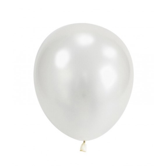 Hvite Ballonger, 50 stk