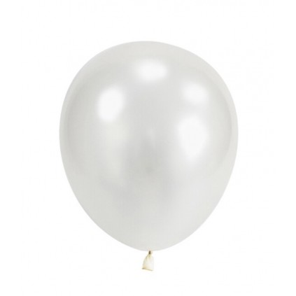 Hvite Ballonger, 50 stk