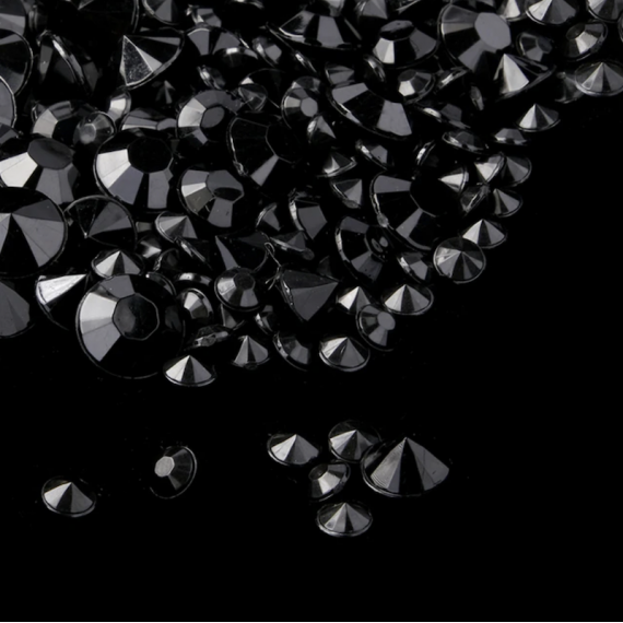 Bordkrystaller Sorte diamanter