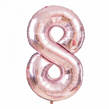 Rose Gold folietall Tallet 8