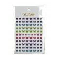 Negledesign Flerfargede Sommerfugler