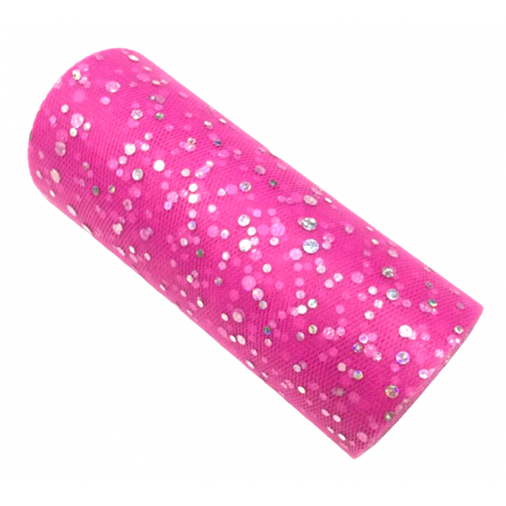 Organza Bordløper Rosa C30