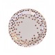Tallerkener Hvit & Rose Gold, 18 cm