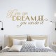 Gull Wallsticker, Dream It, 43 cm x 95 cm