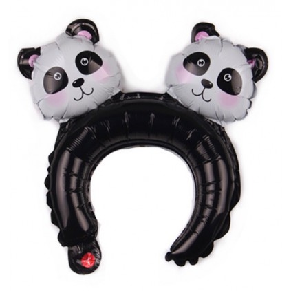 Oppblåsbar Hårbøyle Panda