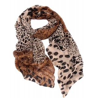 Skjerf, Brun Leopard