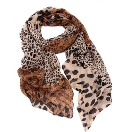 Skjerf, Brun Leopard