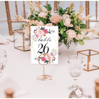 Rose Gold Bordkortholdere