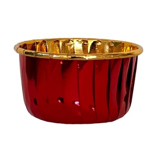 Rød & Gull Cupcakeformer