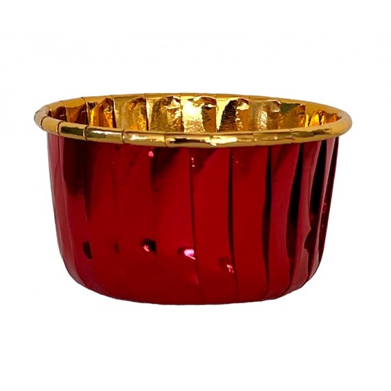 Rød & Gull Cupcakeformer