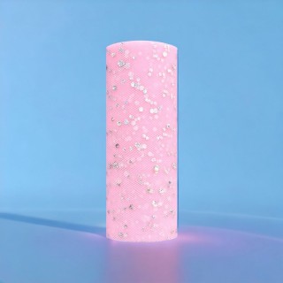 Organza Bordløper Lyserosa C08