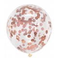 Rose Gold Konfettiballong