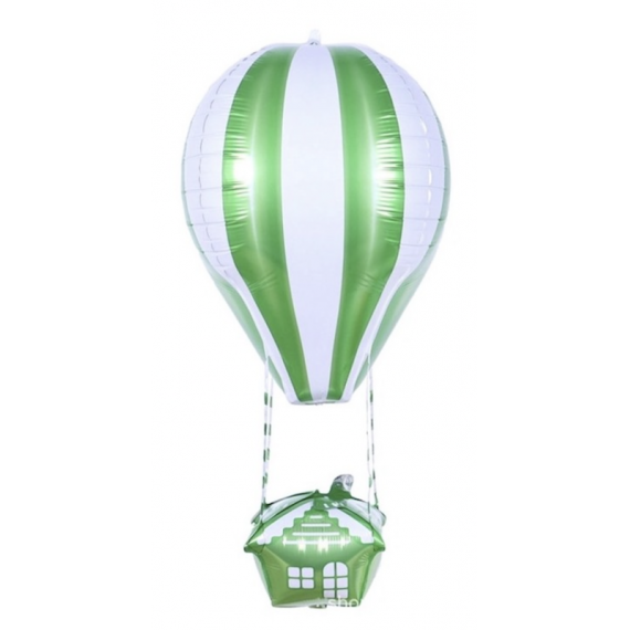 Luftballong med Kurv, Grønn