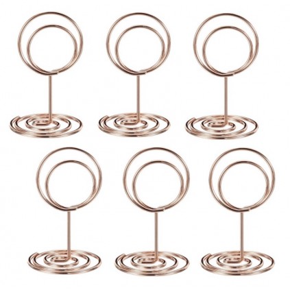 Rose Gold Bordkortholdere