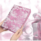 Rosa Glitter Bordløper, 10 meter