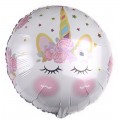 Unicorn Folieballong Hvit