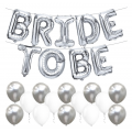 Bride To Be Foliebanner med Swirls
