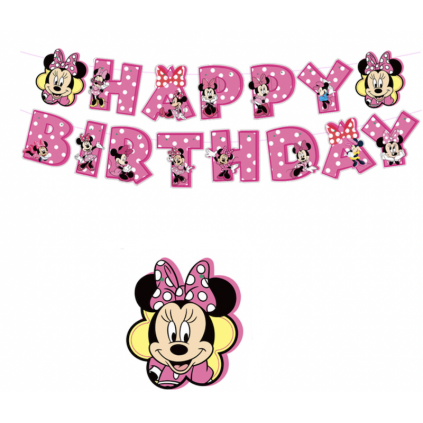 Minnie Mouse Bursdagsvinpel