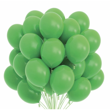 Eplegrønne Latexballonger, 50 stk