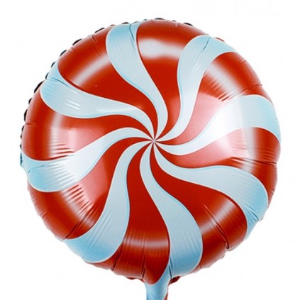 Rød & Blå Candy folieballong