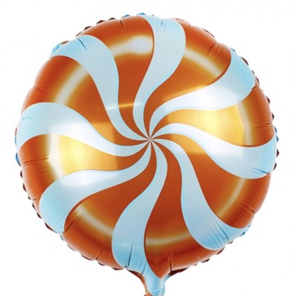 Gull & Blå Candy folieballong
