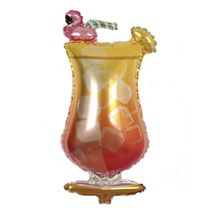 Cocktailglass folieballong