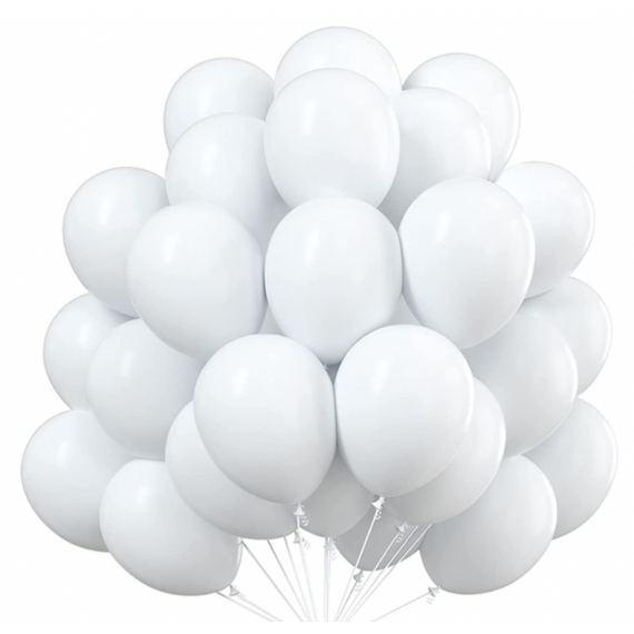 100 Hvite Ballonger