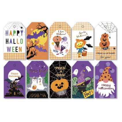 Halloween Etiketter