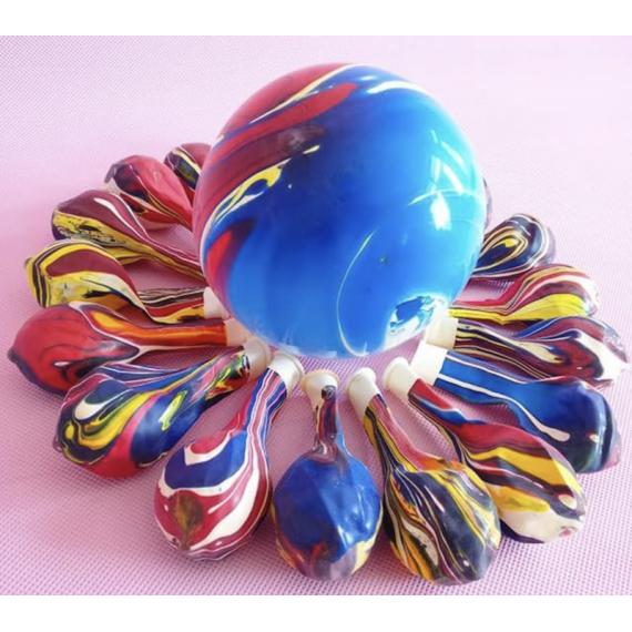 Marmorerte Ballonger