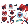 Spider-Man Klistremerker, 17 figurer