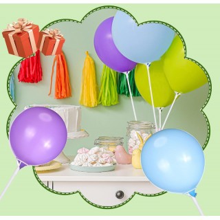 Hvite ballongpinner