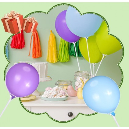 Hvite ballongpinner