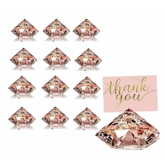 Bordkortholder Rose Gold Diamant