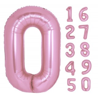 Tallballonger Lys rosa 100 cm