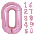 Tallballonger Lys rosa 100 cm