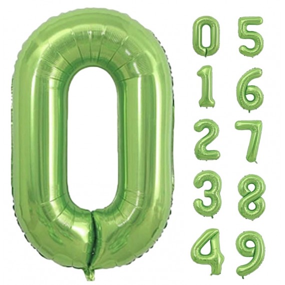 Tallballonger Grønne 100 cm