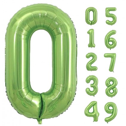 Tallballonger Grønne 100 cm