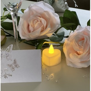 Hjerteformede Telys, 8 stk