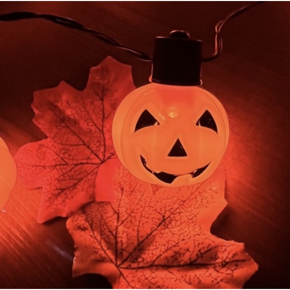 Halloween Lyslenke Gresskar