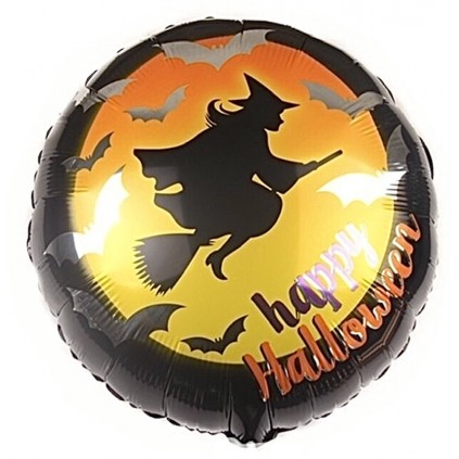 Halloween Folieballong Heks
