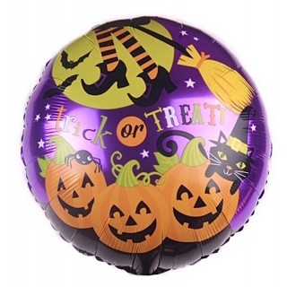 Halloween Folieballong Gresskar