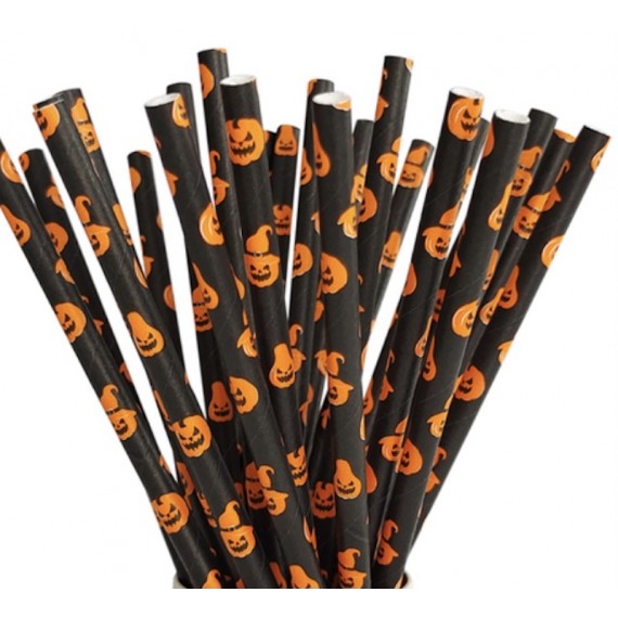 Halloween Sugerør