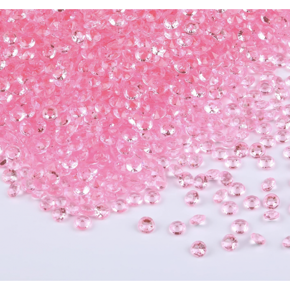 Bordkrystaller, Små Rosa Diamanter