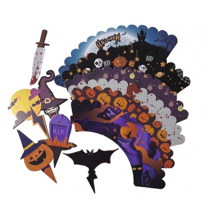 Halloween Cupcake Pappformer